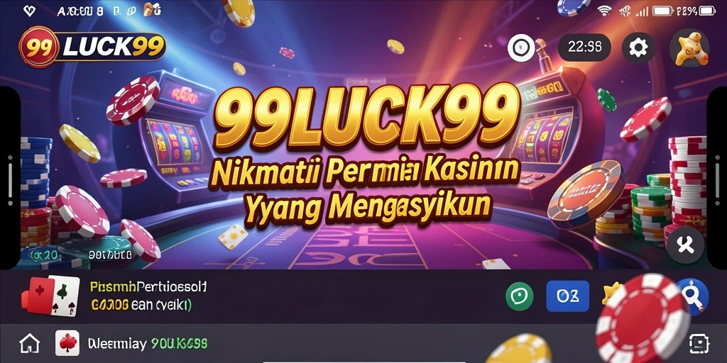 Screenshot gameplay Kasino dari aplikasi 99LUCK99 yang seru.