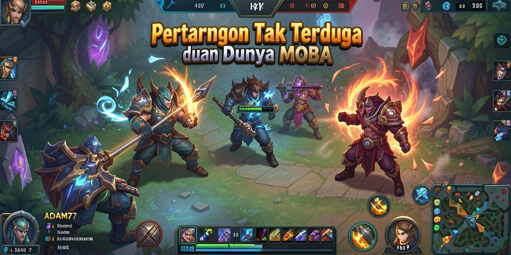 Tampilan gameplay seru dalam ADAM77 yang memacu adrenalin.