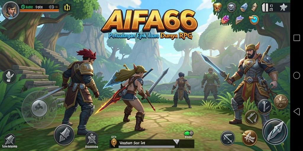 Gameplay menakjubkan AIFA66 dalam dunia RPG yang imersif.