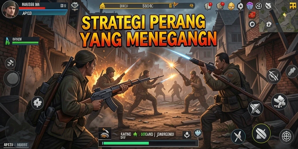 Antusiasme gameplay strategi dalam API33 yang menantang.