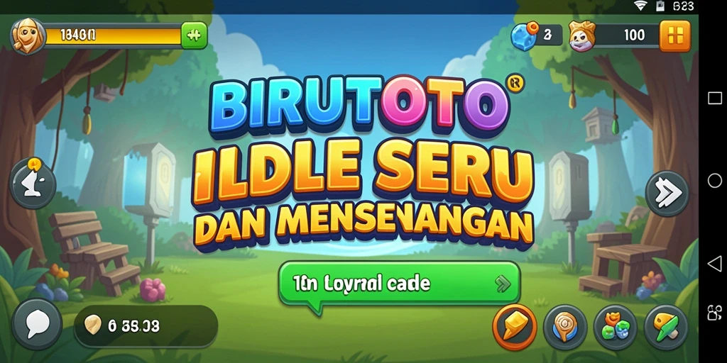 Tampilan gameplay BIRUTOTO yang menarik dan penuh warna.