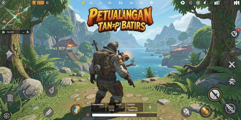 Tampilan menarik dari gameplay FB333 di dunia terbuka.