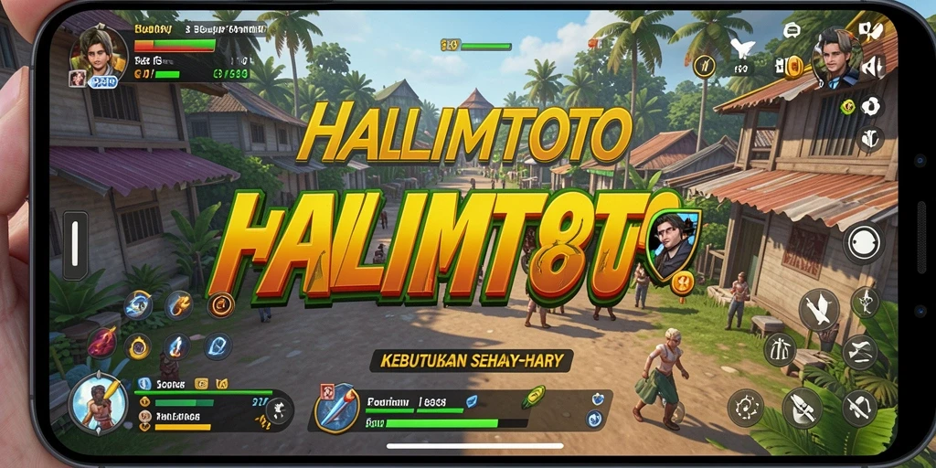 Tampilan antarmuka pengguna HALIMTOTO yang intuitif dan menarik.