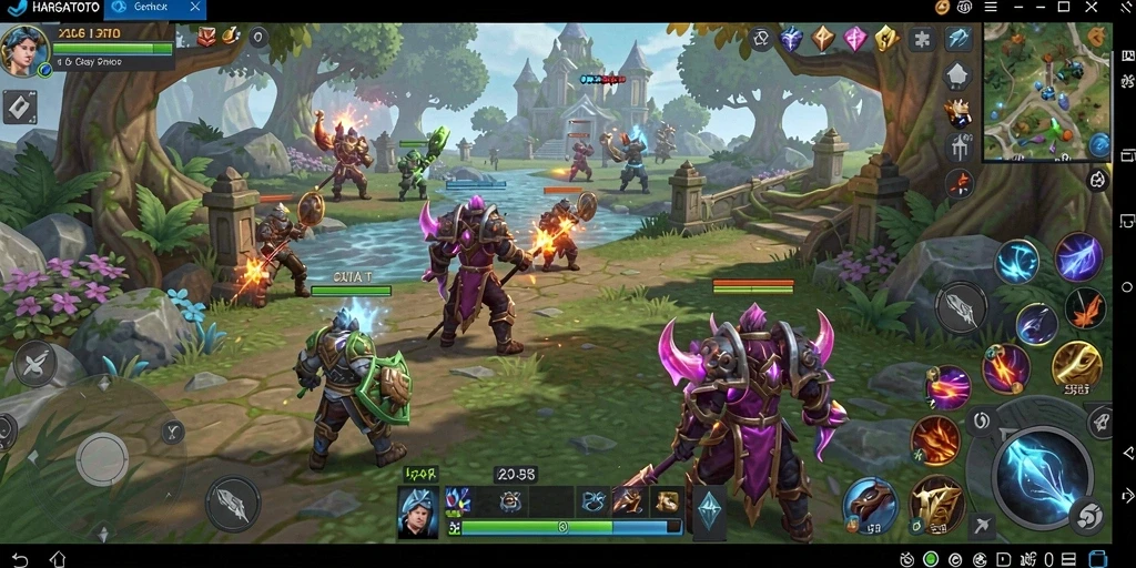 Gameplay ARPG yang menegangkan dan penuh aksi.