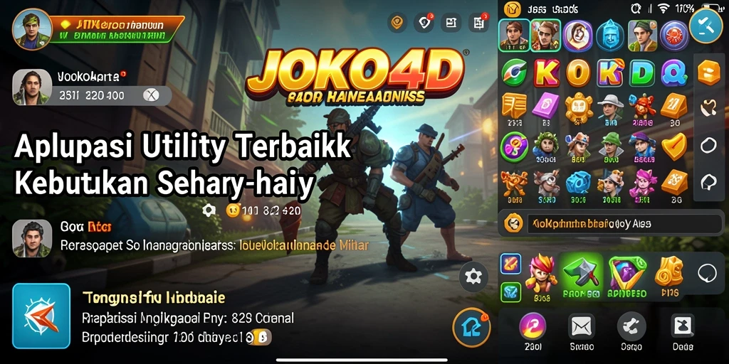 Tampilan pengelolaan tugas di aplikasi JOKO4D yang intuitif.