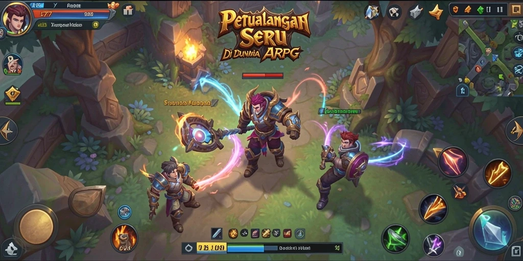 Tampilan gameplay menakjubkan dari L777 di dunia ARPG.
