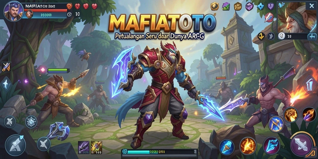 Tangkapan layar MAFIATOTO menunjukkan aksi pertarungan yang seru dan grafis luar biasa.