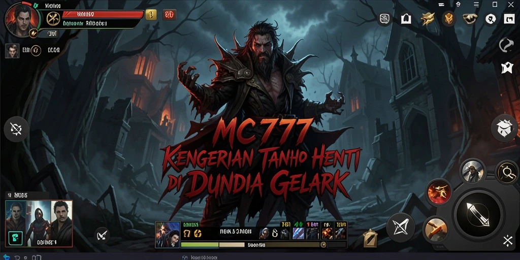 Gameplay menyeramkan dari MC777 yang menunjukkan ketegangan dan kegelapan.