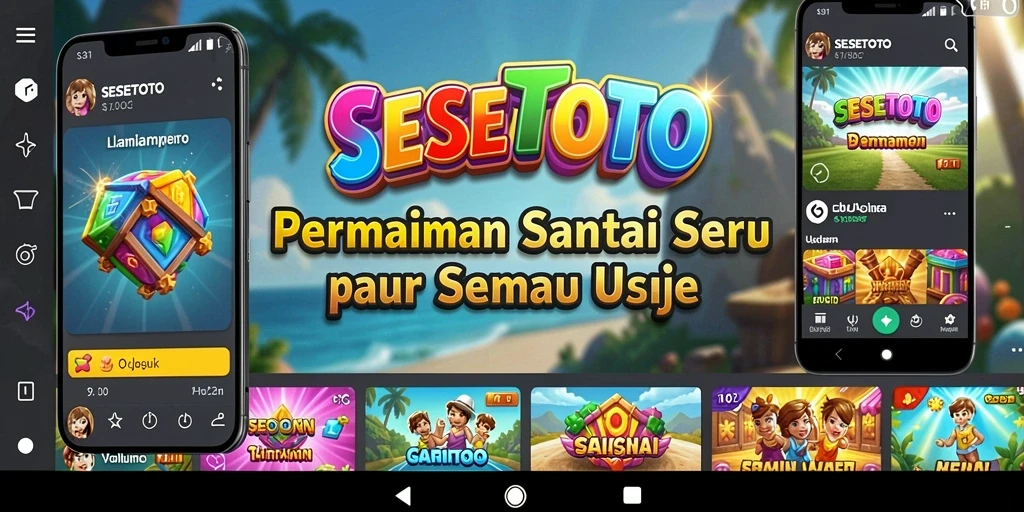 Tangkapan layar gameplay <strong>SESETOTO</strong> yang penuh warna dan menyenangkan.